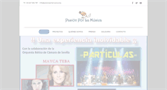 Desktop Screenshot of pasionporlamusica.org